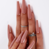 best nude nail trends coffin nude nails